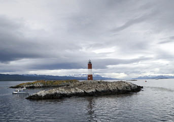 Latarnia morska Beagle Channel, Ushuaia, Ziemia Ognista, Argentyna - 109776696