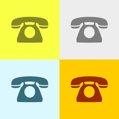 Icon Of Computer Table. 