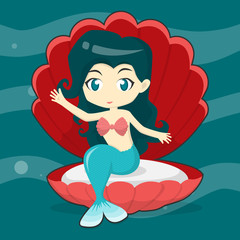 mermaid cartoon
