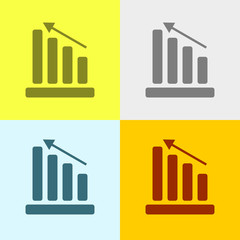 Icon Of Graph. 