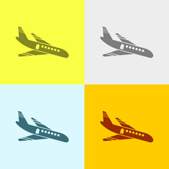 Icon Of Airplane.