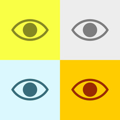 Icon Of Eye.