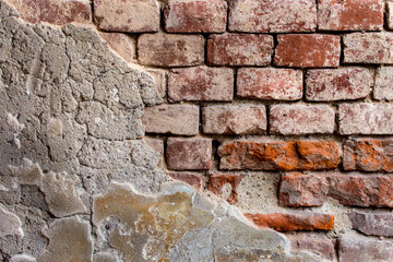 red-orange brick wall 14