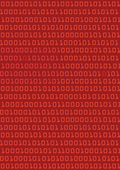 Binary code red background.
Red Abstract background with computer binary code. Vector available.
