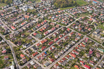 aerial view of Nysa city