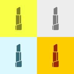 Icon Of Lipstick. 
