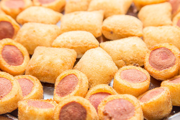 Mix of brazilian fried snacks