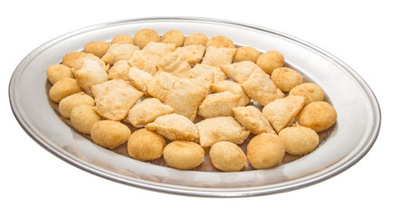 Mix of brazilian fried snacks