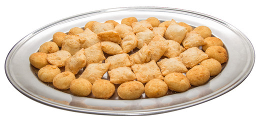 Mix of brazilian fried snacks