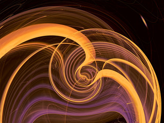 Obraz premium Abstract curls background - digitally generated image