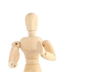 デッサン人形　防御