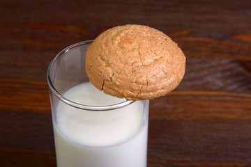Milk in a glass