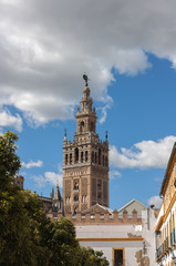 La Giralda, the bell tower of the Cathedral of Seville in Spain