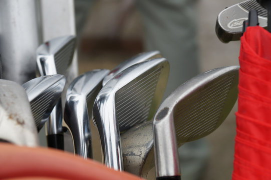 Detail Of Golf Clubs