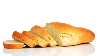 Bread from rye and wheat flour of a rough grinding