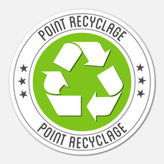 Logo point recyclage.