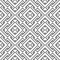 An elegant black and white, vector pattern