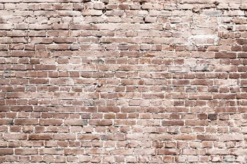 Photo sur Aluminium Mur de briques La texture du mur de briques. Vieux fond de maçonnerie. Texture de mur de briques anciennes.
