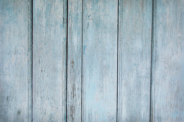 Naklejka premium wooden planks, wooden background, blue