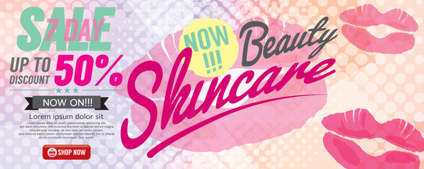 7 Days Sale 6250x2500 pixel Banner Vector Illustration.