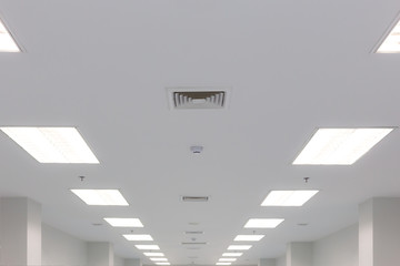 ceiling lighting and exhaust louver - obrazy, fototapety, plakaty