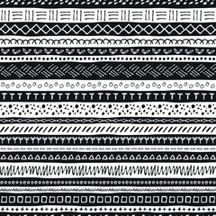 Vector hand drawn seamless pattern