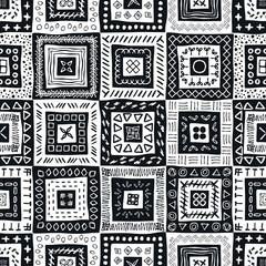 Fototapeta premium Vector hand drawn seamless pattern