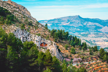 Fototapeta na wymiar Scenic rocky mountains. Spain