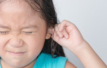 girl in a noisy place