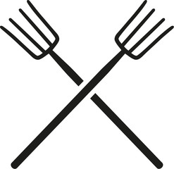 Crossed Pitchforks