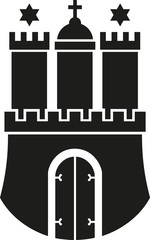 Hamburg coat of arms - 109796252