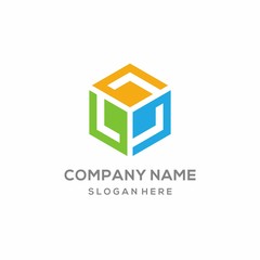Cube Logo Vector Template