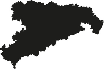 Obraz premium Map of Saxony