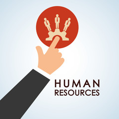 Human resources design. people icon. employee concept