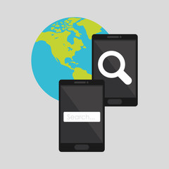 Search design. lupe icon. marketing  concept