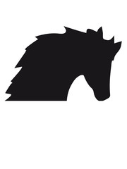 horse head logo symbol design