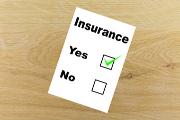 Consent to the insurance contract