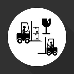 Logistic design. Shipping and Delivery conception 