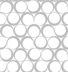 Abstract circular vector seamless pattern like ring stains left