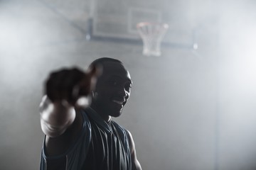 Portrait of a basketball player