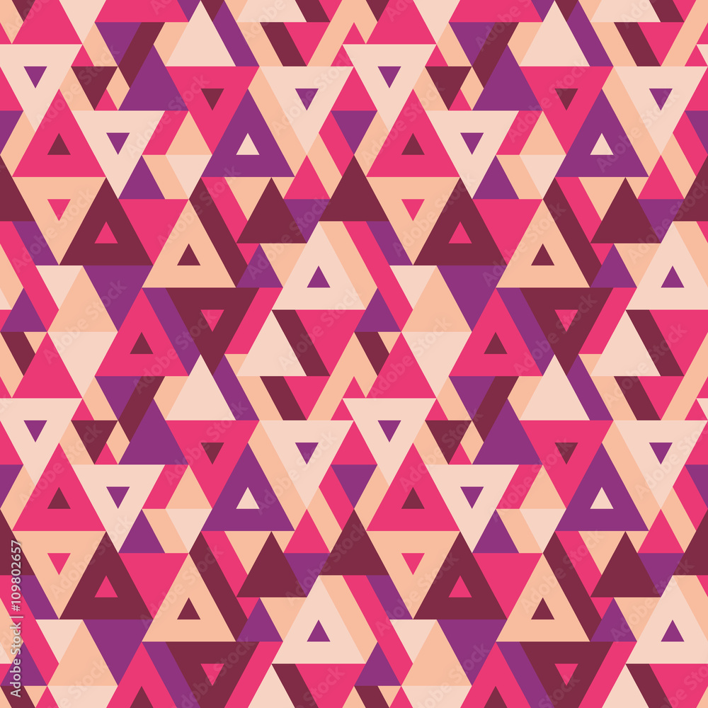 Aufkleber abstract geometric background - seamless vector pattern for presentation, booklet, website and other