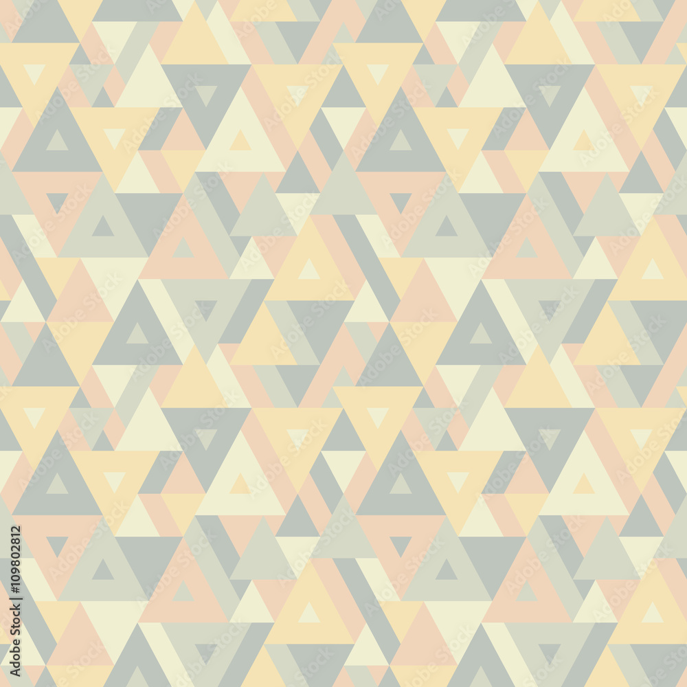 Aufkleber abstract geometric background - seamless vector pattern for presentation, booklet, website and other