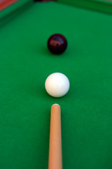 Billiard or pool game winning shot