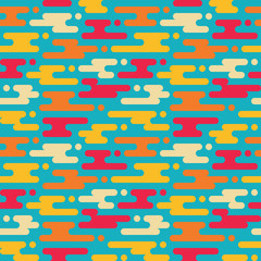Abstract geometric background - seamless vector pattern in flat style design. Abstract seamless pattern. Geometric seamless pattern. Flat design background seamless pattern. Flat style design.