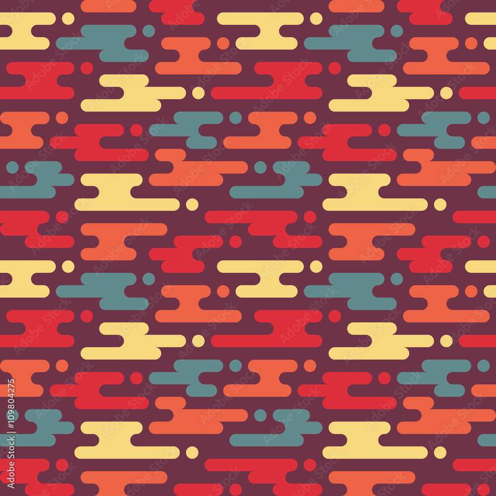 Poster abstract geometric background - seamless vector pattern in flat style design. abstract seamless patt