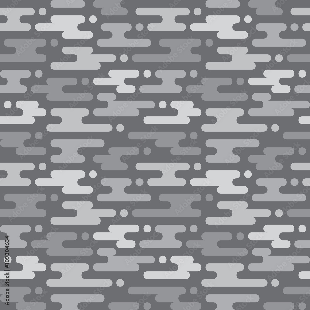 Aufkleber abstract geometric background in gray - seamless vector pattern in flat style design. abstract seaml