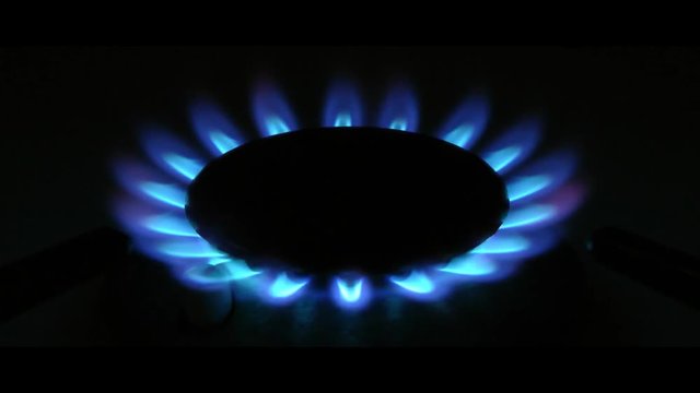 Domestic Gas flame