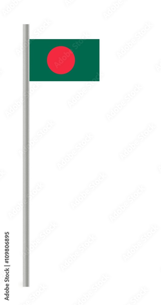 Poster Drapeau du Bangladesh