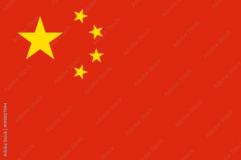 Poster Drapeau de la Chine