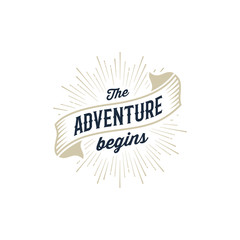 Obraz premium Adventure begins gold